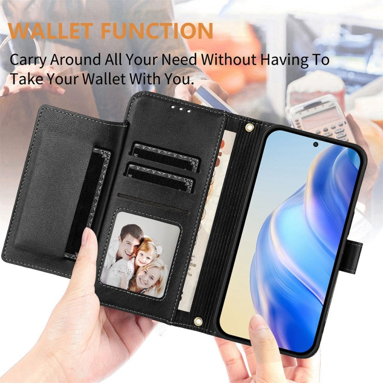 Multi-Card Slots Zipper Wallet Leather Phone Case