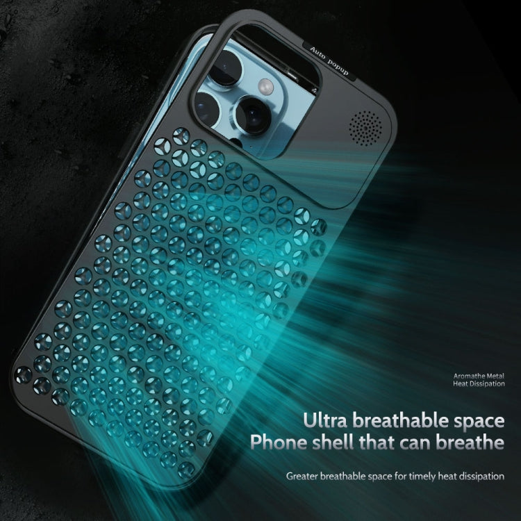 R-JUST RJ58 Aromatherapy Metal Cooling Phone Case