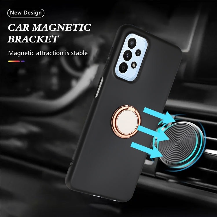 Matte Ring Holder TPU Phone Case, For Samsung Galaxy A33 5G, For Samsung Galaxy A03 164mm US, For Samsung Galaxy A03 166mm EU, For Samsung Galaxy A52 4G / 5G / A52s, For Samsung Galaxy A03s 165.8mm US, For Samsung Galaxy A03s 166mm EU