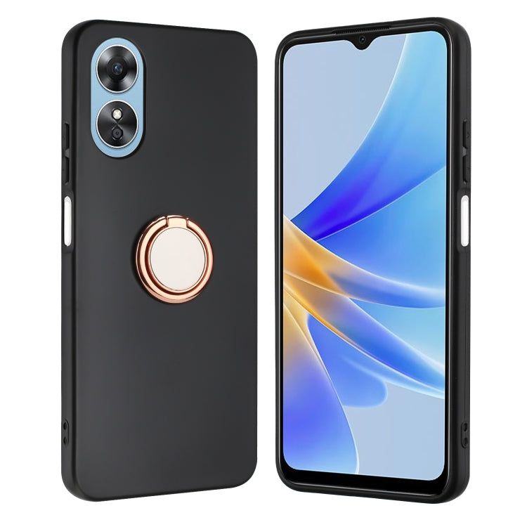 Matte Ring Holder TPU Phone Case, For OPPO A18 / A38, For OPPO A58 4G, For OPPO A78 4G, For OPPO Reno8 T 4G, For OPPO A78 5G, For OPPO A1 Pro / Reno8 T 5G, For OPPO A58 5G, For OPPO A17, For OPPO Reno8 4G / Reno8 Lite / Reno7, For OPPO A57