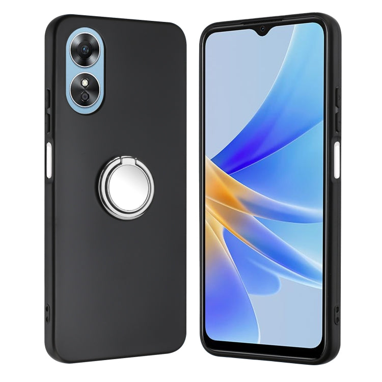 Matte Ring Holder TPU Phone Case, For OPPO A18 / A38, For OPPO A58 4G, For OPPO A78 4G, For OPPO Reno8 T 4G, For OPPO A78 5G, For OPPO A1 Pro / Reno8 T 5G, For OPPO A58 5G, For OPPO A17, For OPPO Reno8 4G / Reno8 Lite / Reno7, For OPPO A57