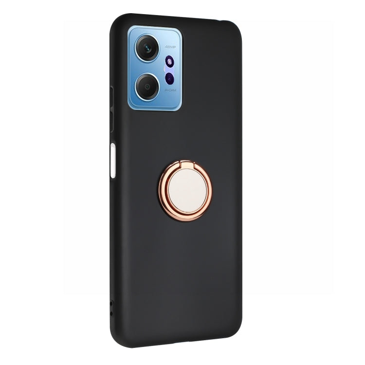 Matte Ring Holder TPU Phone Case, For Redmi Note 12 4G, For Redmi A1 / A2, For Redmi Note 12 Pro 5G / Xiaomi Poco X5 Pro, For Redmi Note 12 5G / Xiaomi Poco X5, For Redmi 11A / 12C, For Redmi Note 10 4G / Xiaomi Poco M5s