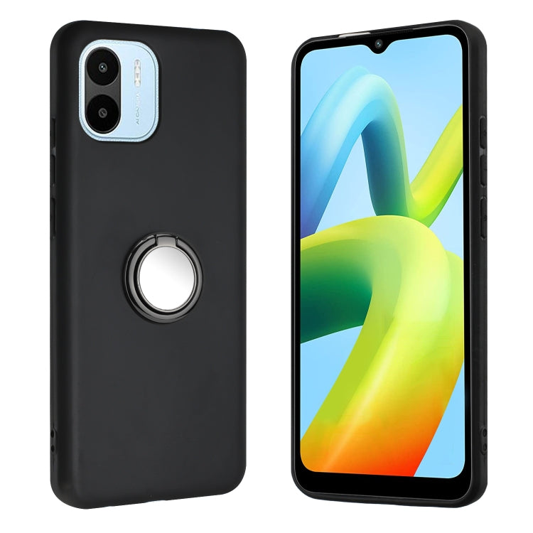 Matte Ring Holder TPU Phone Case, For Redmi Note 12 4G, For Redmi A1 / A2, For Redmi Note 12 Pro 5G / Xiaomi Poco X5 Pro, For Redmi Note 12 5G / Xiaomi Poco X5, For Redmi 11A / 12C, For Redmi Note 10 4G / Xiaomi Poco M5s