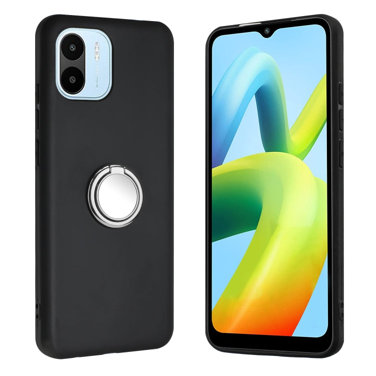 Matte Ring Holder TPU Phone Case, For Redmi Note 12 4G, For Redmi A1 / A2, For Redmi Note 12 Pro 5G / Xiaomi Poco X5 Pro, For Redmi Note 12 5G / Xiaomi Poco X5, For Redmi 11A / 12C, For Redmi Note 10 4G / Xiaomi Poco M5s