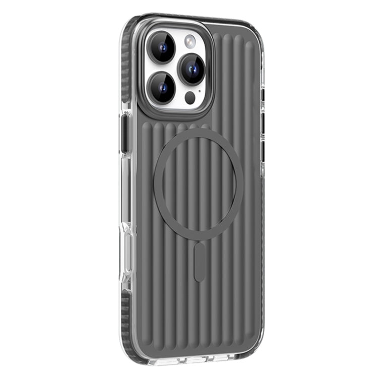 Mutural Corrugated Texture Magsafe Magnetic Shockproof Phone Case