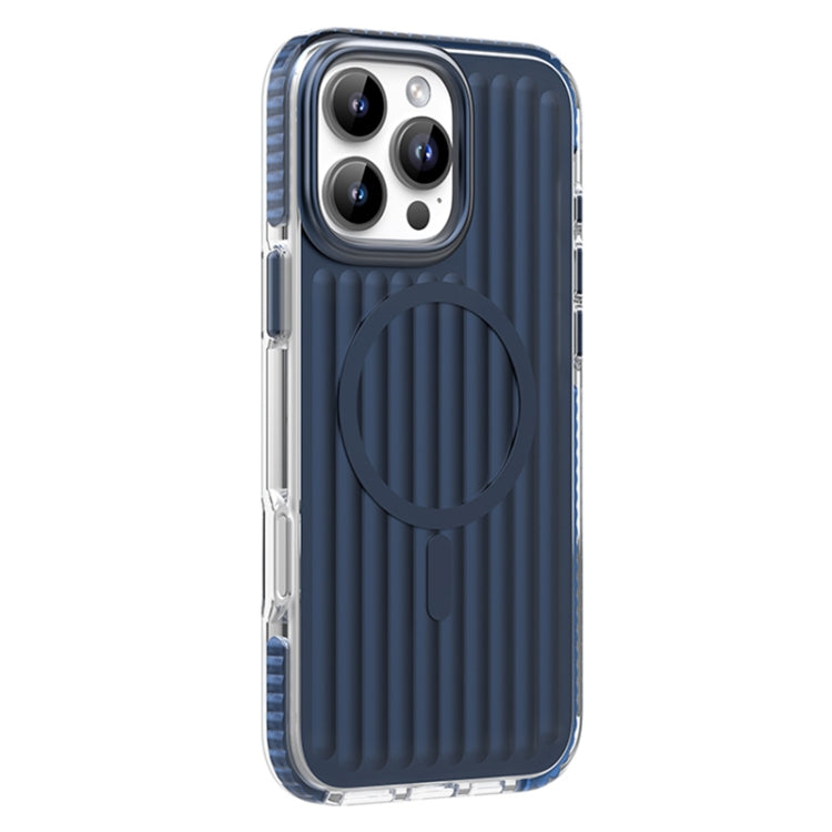 Mutural Corrugated Texture Magsafe Magnetic Shockproof Phone Case