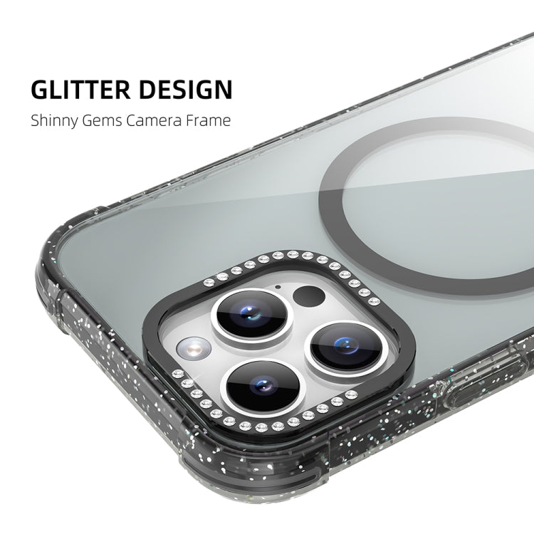 Mutural Blink Series Glitter Edge MagSafe Magnetic Phone Case