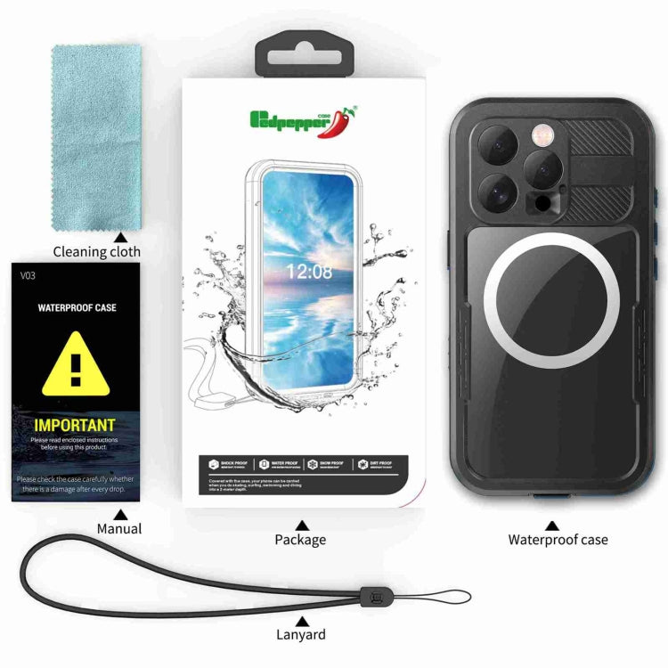 RedPepper IP68 Waterproof Triple-proof MagSafe Phone Case