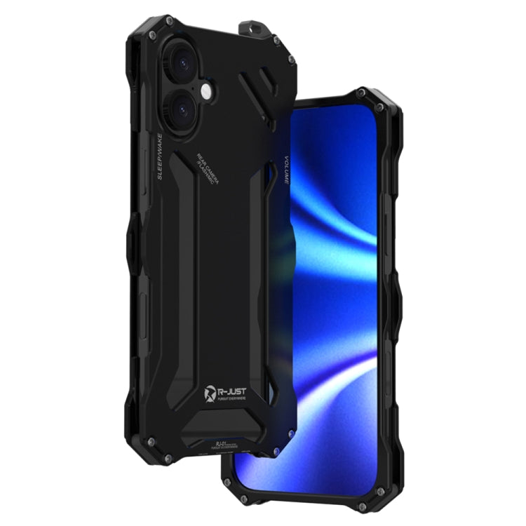 R-JUST RJ-17 Shockproof Armor Hollow Metal Phone Case