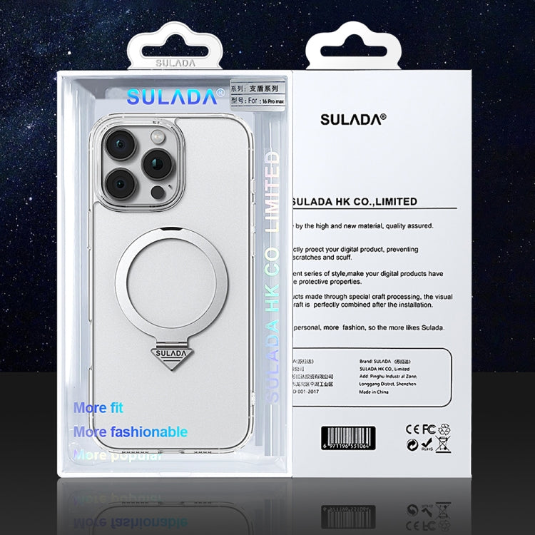 SULADA Transparent MagSafe Magnetic Holder Phone Case