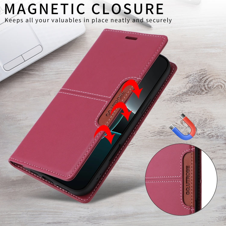 GQUTROBE G01 RFID Anti-theft Leather Phone Case, Series 3