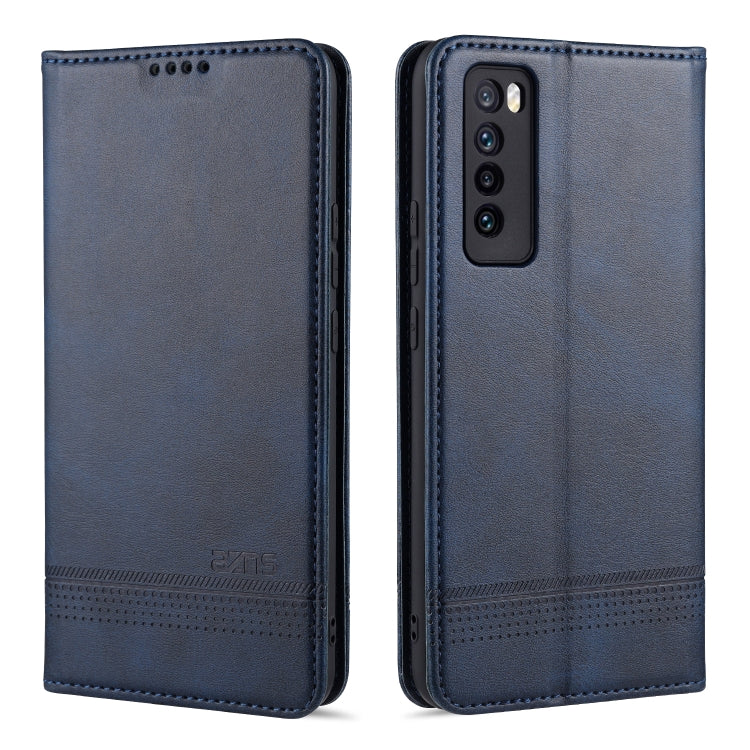 AZNS Magnetic Calf Texture Horizontal Flip Leather Case with Card Slots & Holder & Wallet, Series 1