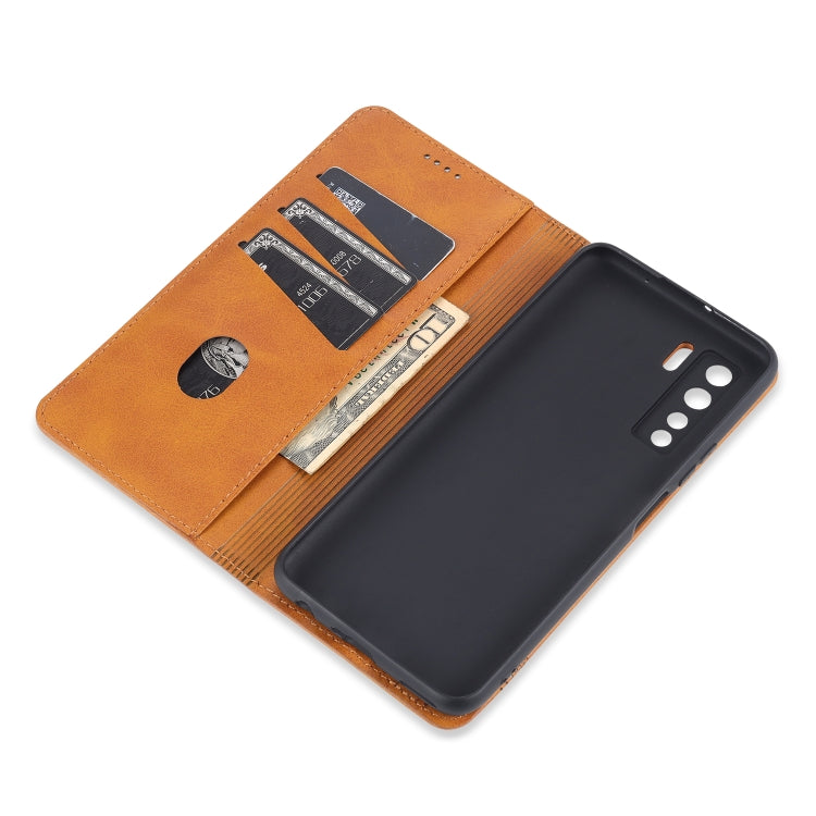 AZNS Magnetic Calf Texture Horizontal Flip Leather Case with Card Slots & Holder & Wallet, For Huawei Nova 7 SE, For Huawei Nova 7, For Huawei Enjoy 20, For Huawei Maimang 9, For Huawei Honor X10