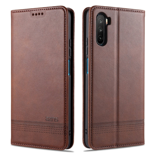 AZNS Magnetic Calf Texture Horizontal Flip Leather Case with Card Slots & Holder & Wallet, Series 1