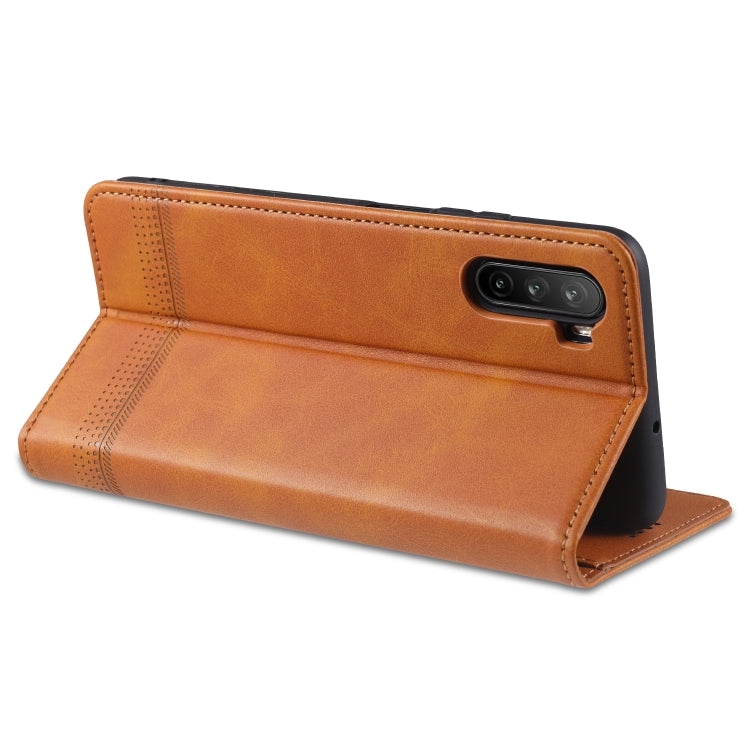 AZNS Magnetic Calf Texture Horizontal Flip Leather Case with Card Slots & Holder & Wallet, Series 1