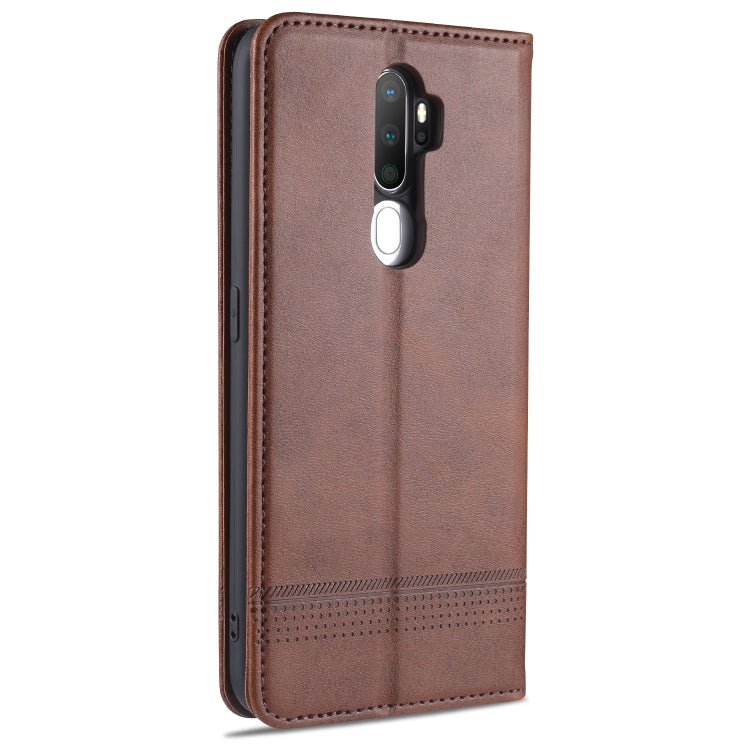 AZNS Magnetic Calf Texture Horizontal Flip Leather Case with Card Slots & Holder & Wallet, For OPPO A9 (2020), For OPPO A31 / A8, For Samsung Galaxy S20, For Samsung Galaxy S20+