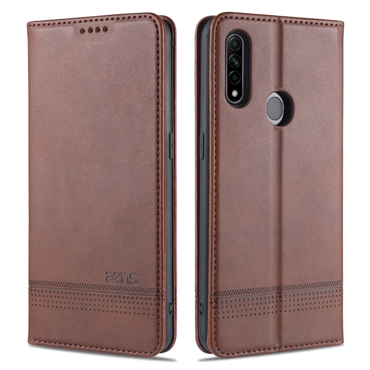 AZNS Magnetic Calf Texture Horizontal Flip Leather Case with Card Slots & Holder & Wallet, Series 1