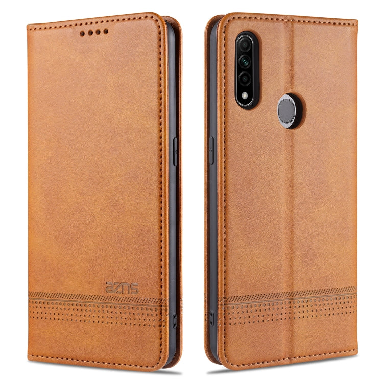 AZNS Magnetic Calf Texture Horizontal Flip Leather Case with Card Slots & Holder & Wallet, For OPPO A9 (2020), For OPPO A31 / A8, For Samsung Galaxy S20, For Samsung Galaxy S20+