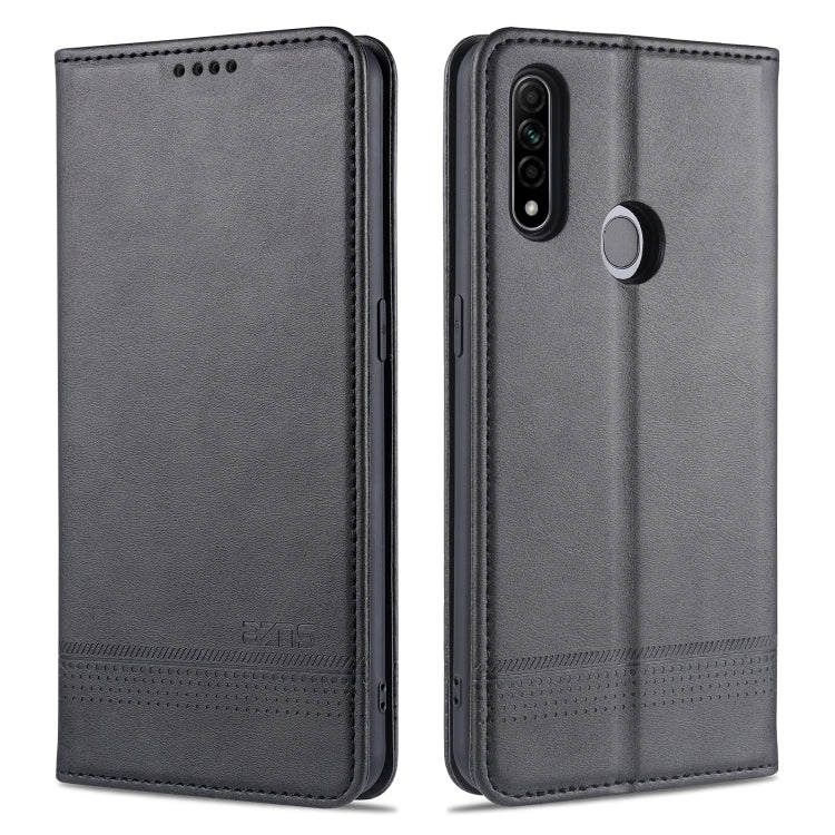 AZNS Magnetic Calf Texture Horizontal Flip Leather Case with Card Slots & Holder & Wallet, For OPPO A9 (2020), For OPPO A31 / A8, For Samsung Galaxy S20, For Samsung Galaxy S20+