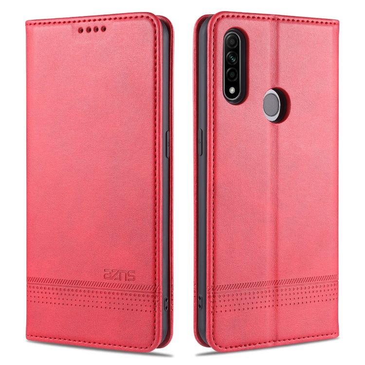 AZNS Magnetic Calf Texture Horizontal Flip Leather Case with Card Slots & Holder & Wallet, For OPPO A9 (2020), For OPPO A31 / A8, For Samsung Galaxy S20, For Samsung Galaxy S20+