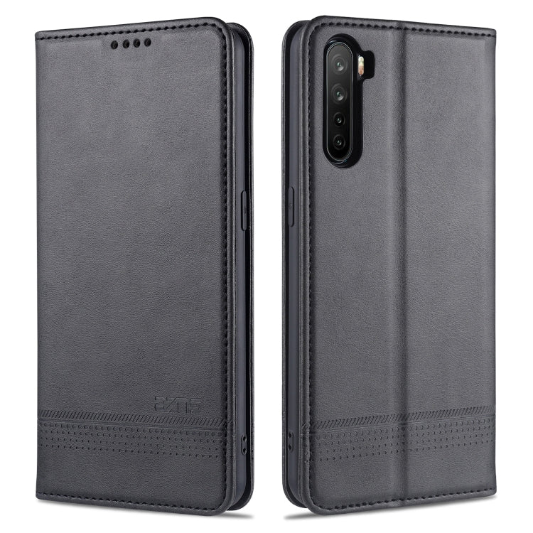 AZNS Magnetic Calf Texture Horizontal Flip Leather Case with Card Slots & Holder & Wallet, For OPPO A91, For Samsung Galaxy S10+