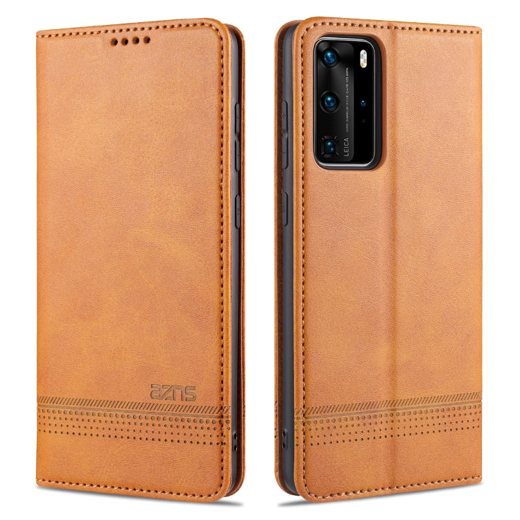 AZNS Magnetic Calf Texture Horizontal Flip Leather Case with Card Slots & Holder & Wallet, Series 1