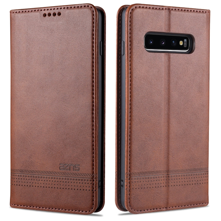 AZNS Magnetic Calf Texture Horizontal Flip Leather Case with Card Slots & Holder & Wallet, Series 1