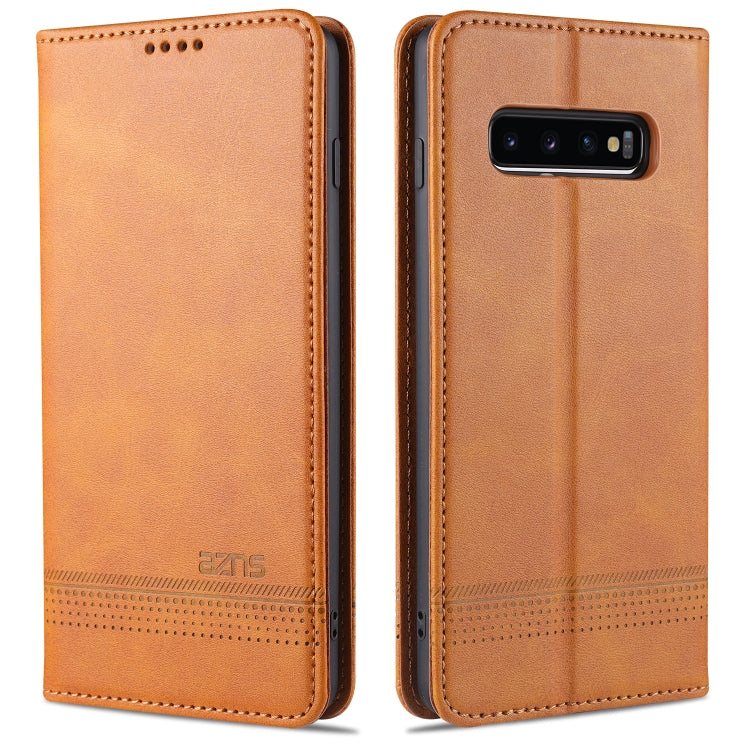 AZNS Magnetic Calf Texture Horizontal Flip Leather Case with Card Slots & Holder & Wallet, For Huawei P40, For Huawei P40 Pro, For Samsung Galaxy S10, For Samsung Galaxy S20 FE, For Huawei Honor X10 Max