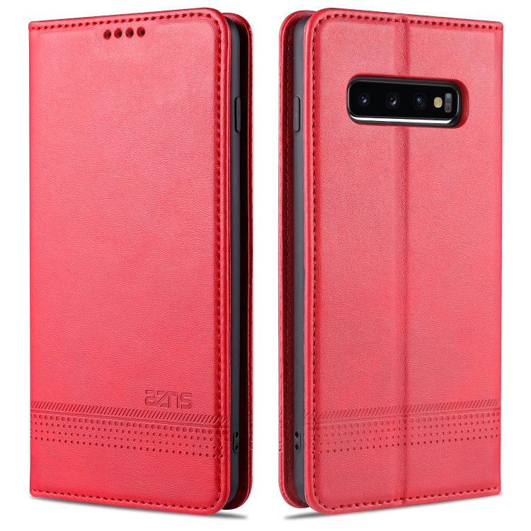 AZNS Magnetic Calf Texture Horizontal Flip Leather Case with Card Slots & Holder & Wallet, For Huawei P40, For Huawei P40 Pro, For Samsung Galaxy S10, For Samsung Galaxy S20 FE, For Huawei Honor X10 Max