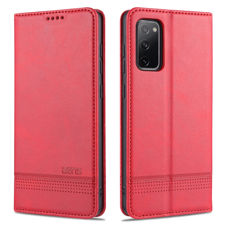 AZNS Magnetic Calf Texture Horizontal Flip Leather Case with Card Slots & Holder & Wallet, For Huawei P40, For Huawei P40 Pro, For Samsung Galaxy S10, For Samsung Galaxy S20 FE, For Huawei Honor X10 Max