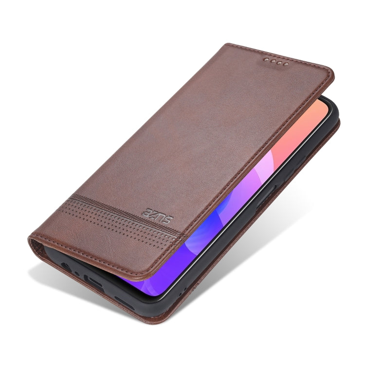 AZNS Magnetic Calf Texture Horizontal Flip Leather Case with Card Slots & Holder & Wallet, Series 1