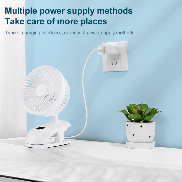 F601 Multifunctional Clip-on Electric Fan with LED Display