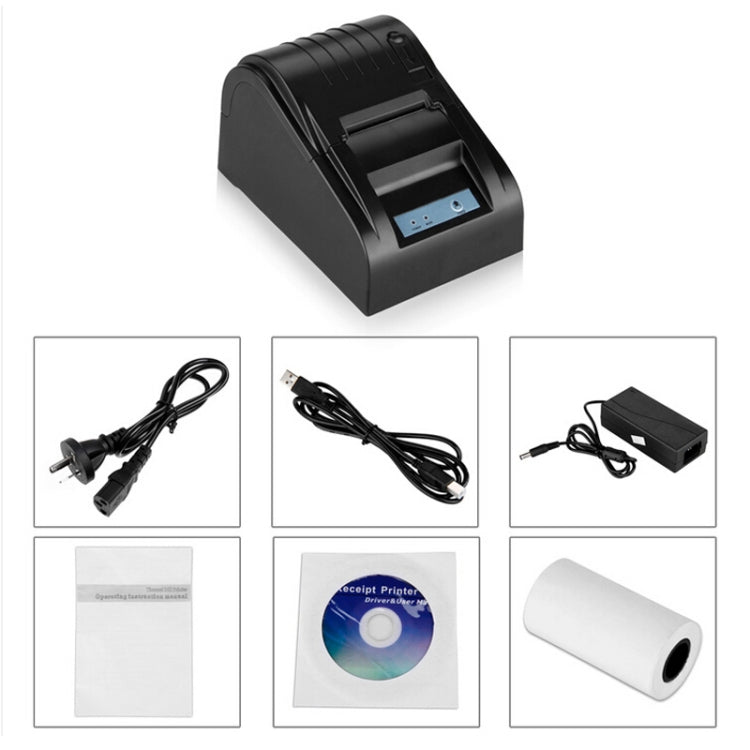 POS-5890T Portable 90mm / sec Thermal Receipt Printer, Compatible ESC/POS Command