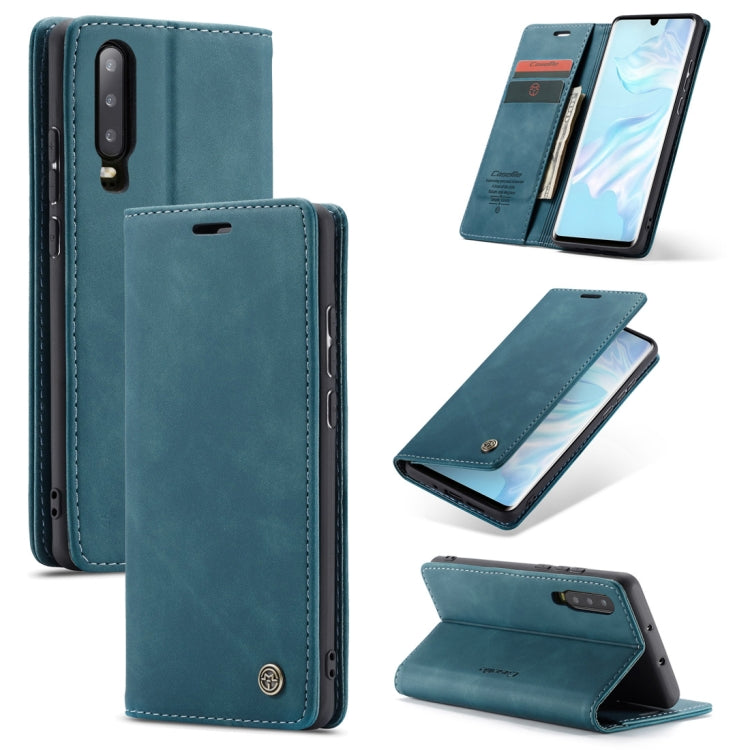 CaseMe-013 Multifunctional Retro Frosted Horizontal Flip Leather Case for Huawei P30, with Card Slot & Holder & Wallet