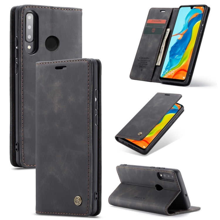 CaseMe-013 Multifunctional Retro Frosted Horizontal Flip Leather Case for Huawei P30 Lite, with Card Slot & Holder & Wallet, For Huawei P30 Lite