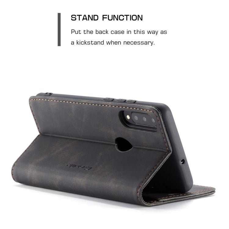 CaseMe-013 Multifunctional Retro Frosted Horizontal Flip Leather Case for Huawei P30 Lite, with Card Slot & Holder & Wallet