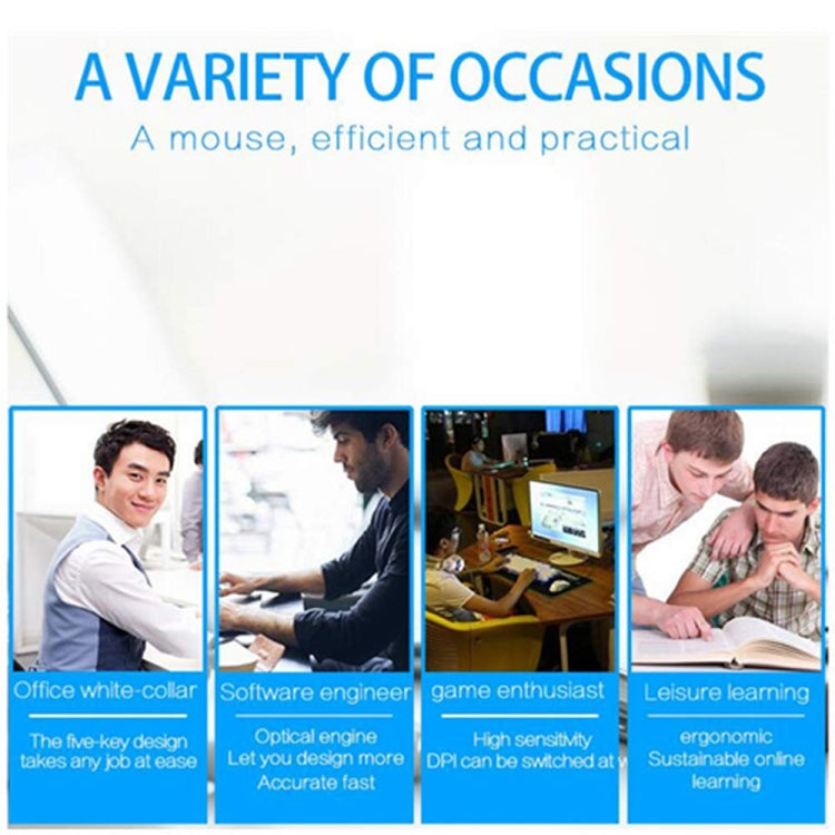 CM0093 Battery Version 2.4GHz Three-button Wireless Optical Mouse Vertical Mouse for Left-hand, Resolution: 1000DPI / 1200DPI / 1600DPI