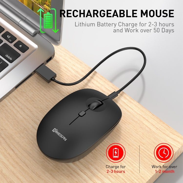 MKESPN 859 2.4G+BT5.0+BT3.0 Three Modes Wireless Mouse