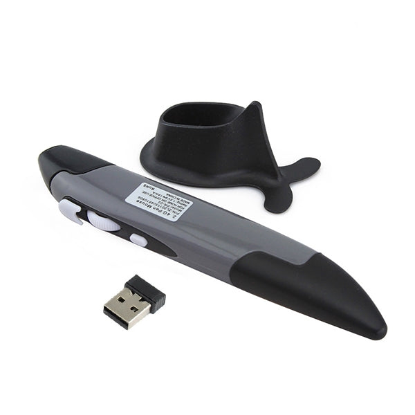 PR-03 2.4G USB Receiver Adjustable 1600 DPI Wireless Optical Pen Mouse for Computer PC Laptop Drawing Teaching