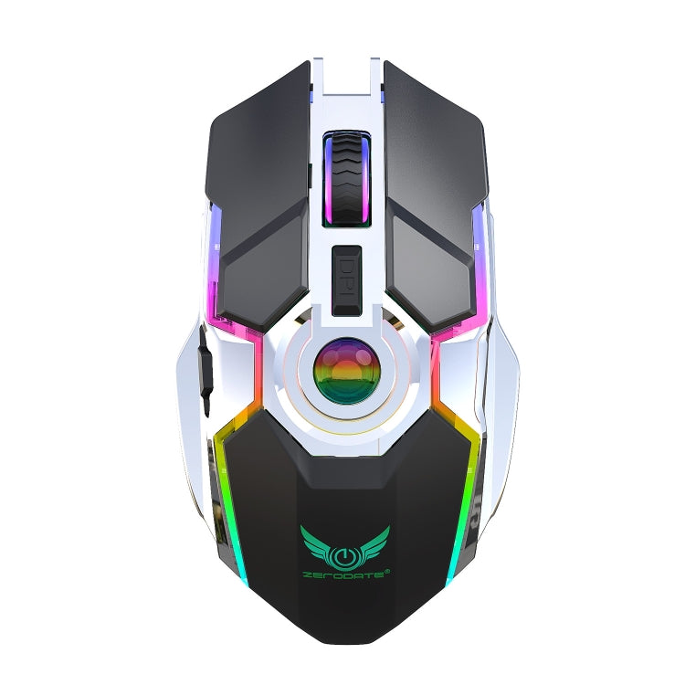 ZERODATE T30 2.4GHz 2400DPI Three-speed Adjustable RGB Backlight Wireless Optical Mouse