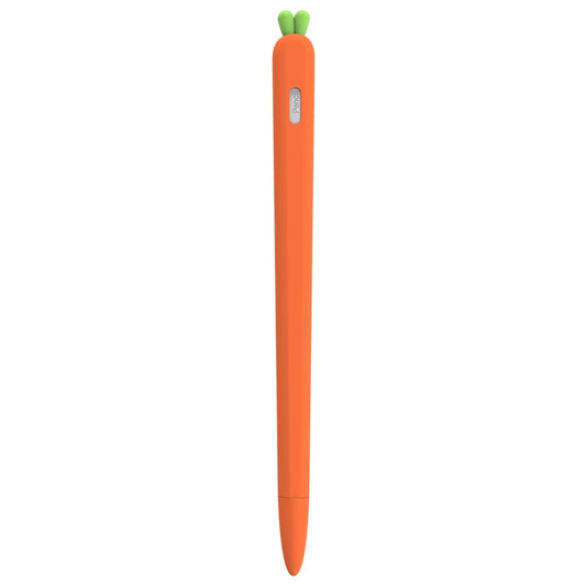 LOVE MEI For Apple Pencil 2 Carrot Shape Stylus Pen Silicone Protective Case Cover