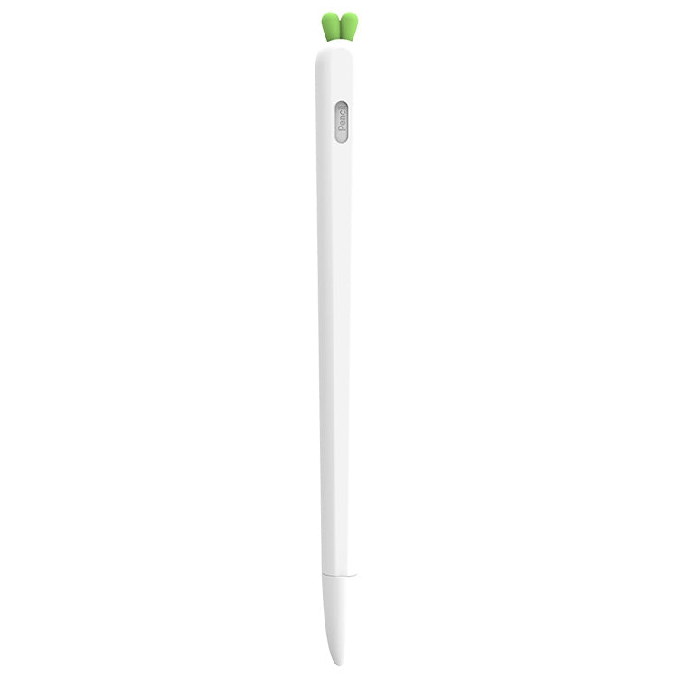 LOVE MEI For Apple Pencil 2 Carrot Shape Stylus Pen Silicone Protective Case Cover