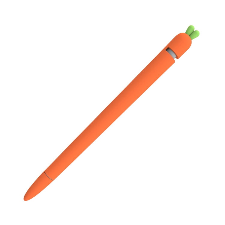 LOVE MEI For Apple Pencil 1 Carrot Shape Stylus Pen Silicone Protective Case Cover