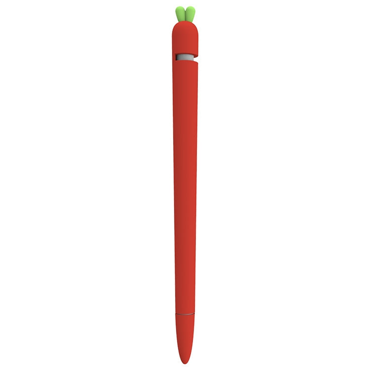 LOVE MEI For Apple Pencil 1 Carrot Shape Stylus Pen Silicone Protective Case Cover