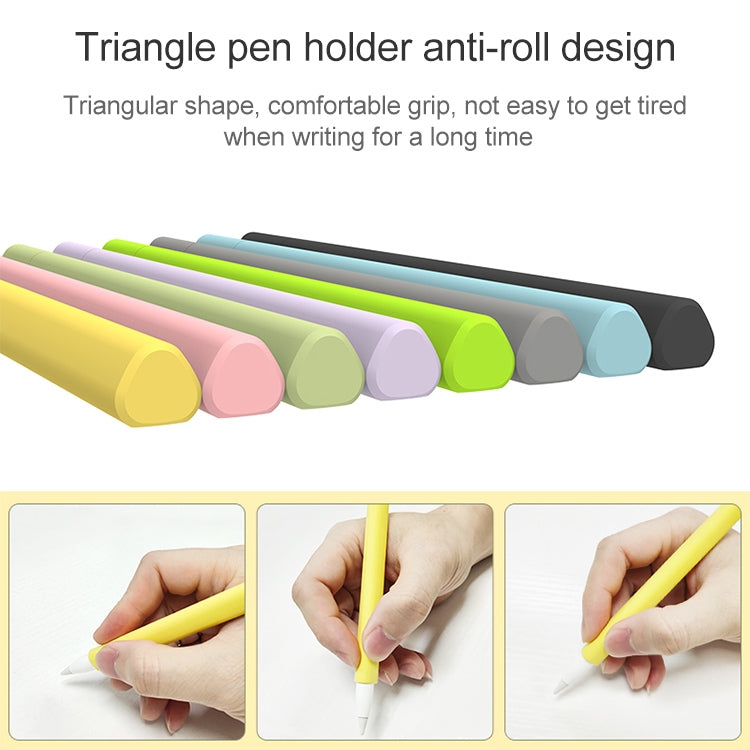 LOVE MEI For Apple Pencil 2 Triangle Shape Stylus Pen Silicone Protective Case Cover