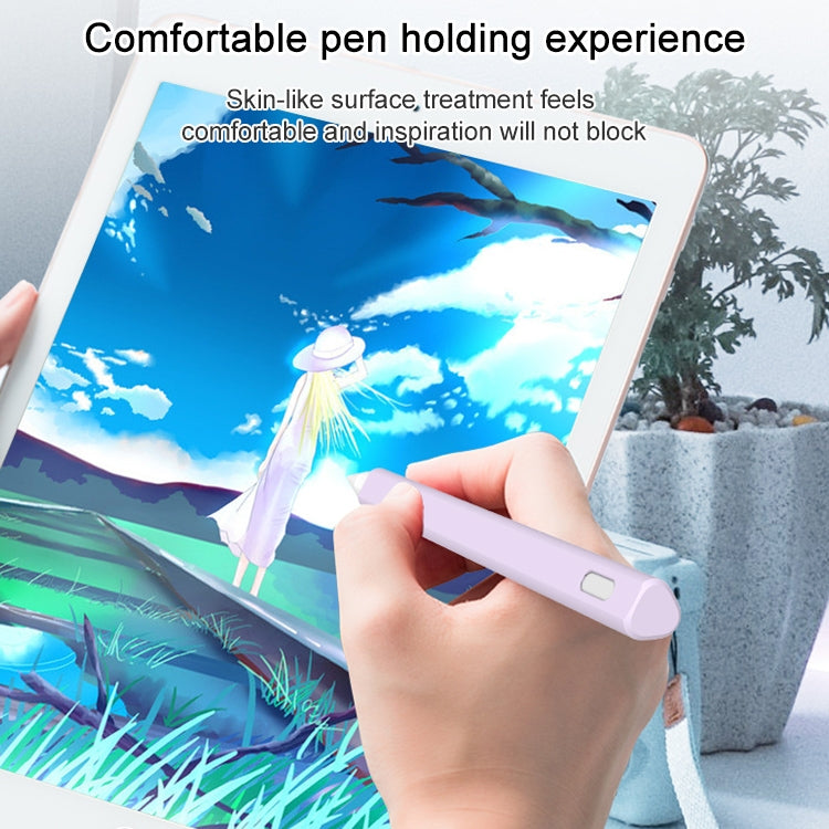 LOVE MEI For Apple Pencil 2 Triangle Shape Stylus Pen Silicone Protective Case Cover