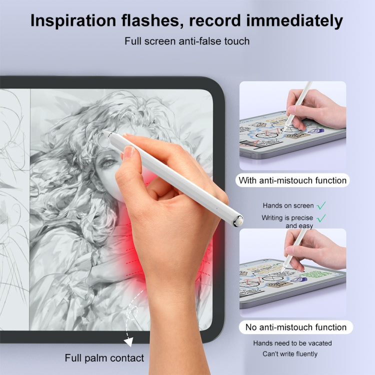 Mutural P-950B Tilt Pressure Sensor Capacitive Stylus Pen with Palm Rejection for iPad 2018 or Later