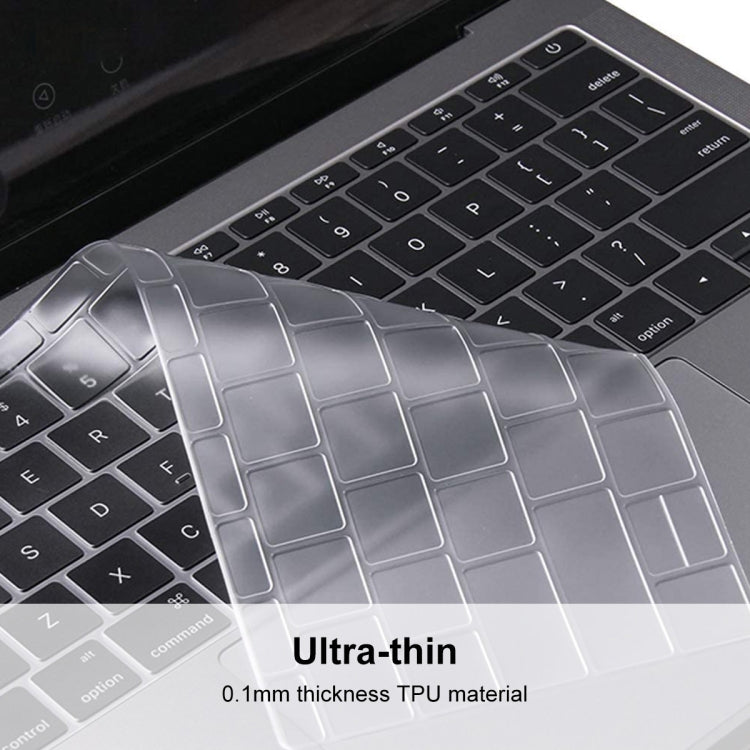 ENKAY TPU Keyboard Protector Cover for MacBook Pro 13.3 inch without Touch Bar A1708 / MacBook 12 2015 A1534, Europe Version