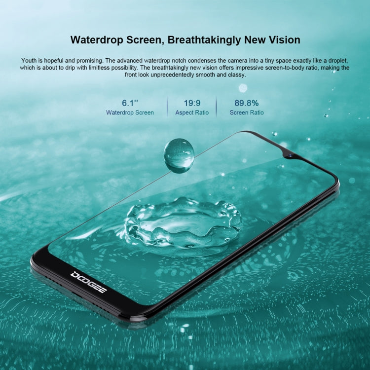 Dual Back Cameras, Face ID & DTouch Fingerprint,  6.1 inch Water-drop Screen Android 9.0 MTK6739 Quad Core up to 1.5GHz, Network: 4G,  OTA, Dual SIM, Y8 Emerald, Y8 Midnight Black, Y8 Phantom Purple