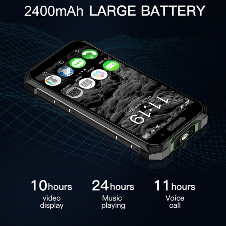 IP68 Waterproof Dustproof Shockproof, Face Identification, 3.5 inch Android 10.0 MTK6762 Octa Core up to 2.0GHz, Dual SIM, PTT Walkie Talkie, OTG, NFC, Network: 4G